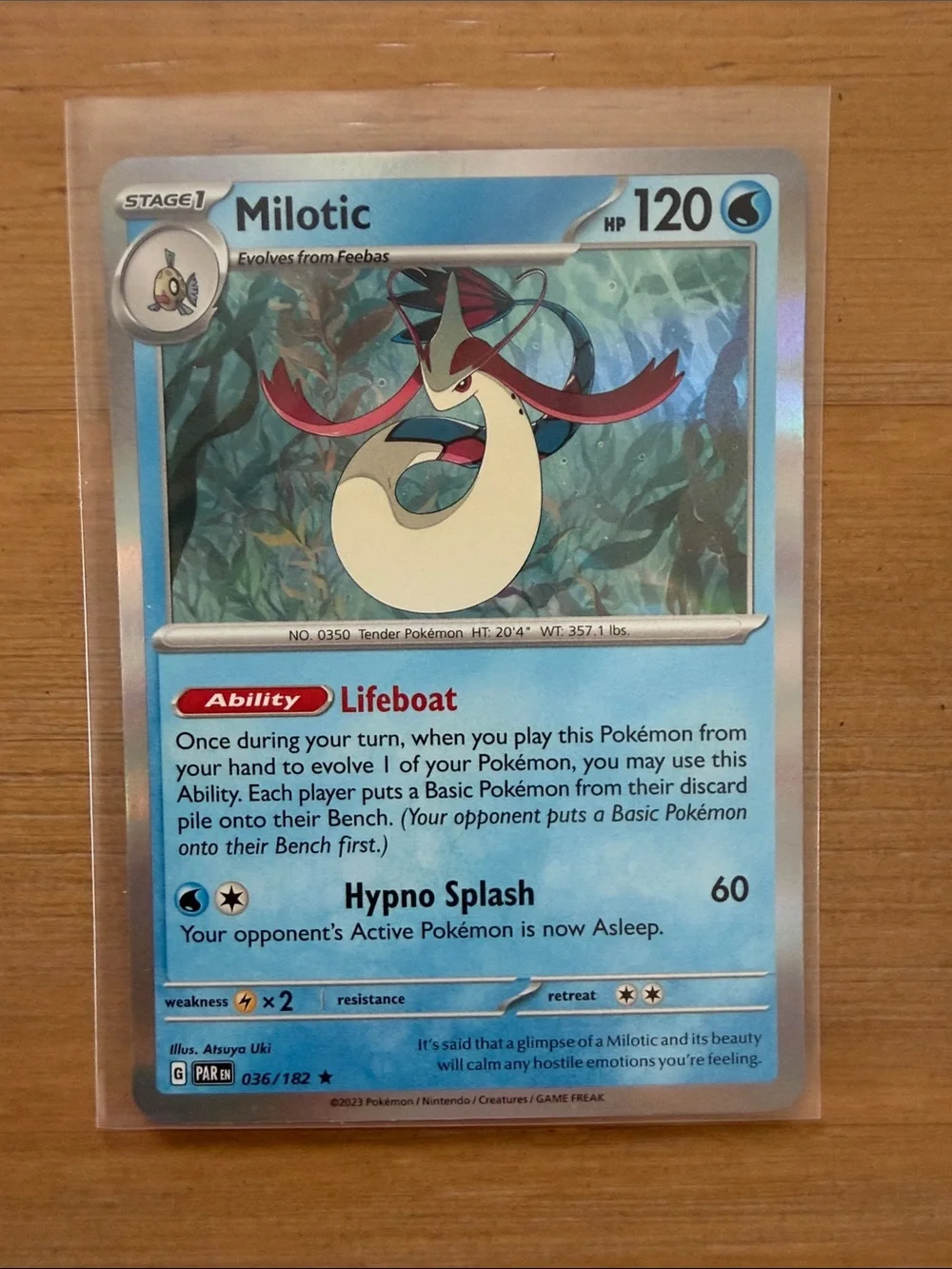 Feebas & Milotic Evolution Lot | 5 Pokémon Cards | Reverse Holo ✨5/$25✨